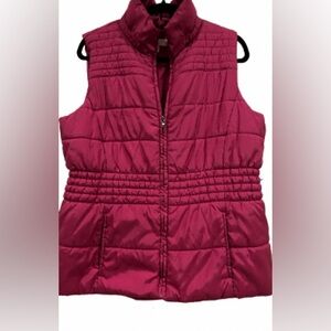 New York and Co. Hot Pink Puffer Vest